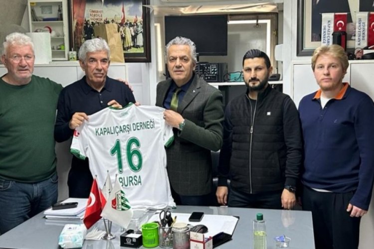 Bursaspor'dan Kapalı &Ccedil;arşı Derneği'ne teşekk&uuml;r