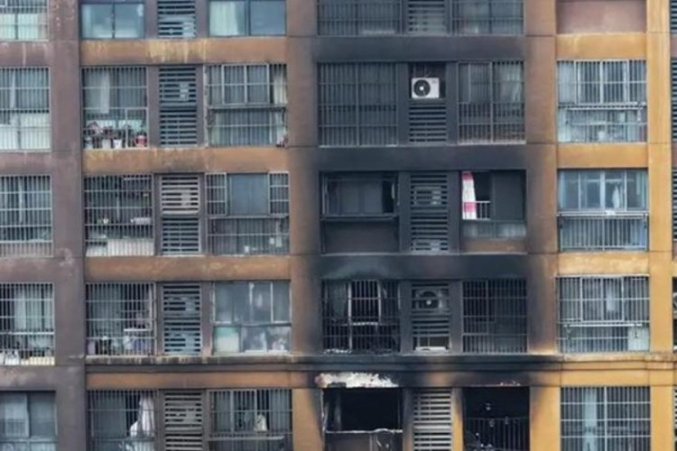 &Ccedil;in'de &ccedil;ok katlı binada yangın: Onlarca &ouml;l&uuml;