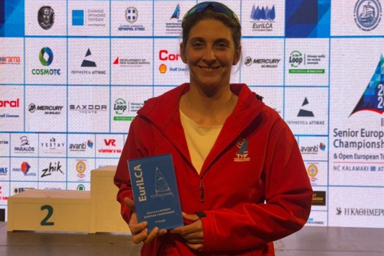 Nazlı &Ccedil;ağla D&ouml;nertaş, ILCA Avrupa Şampiyonası'nda 5. oldu