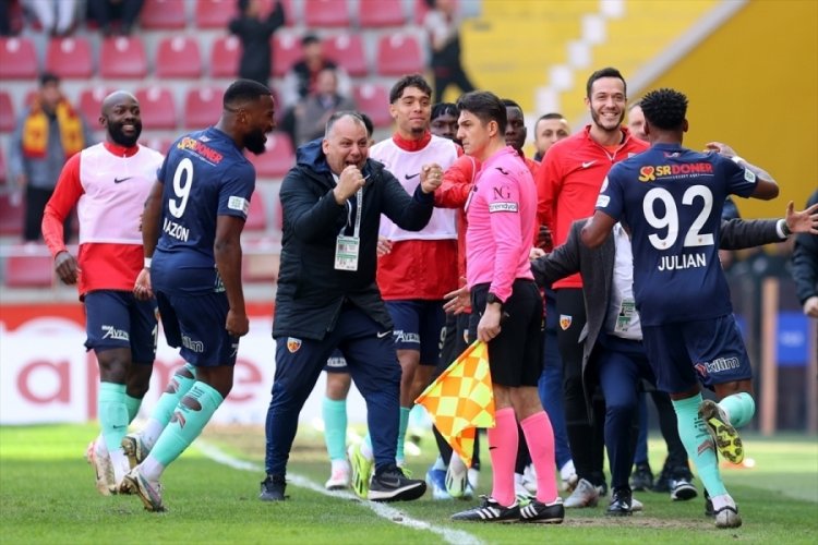 Kayserispor'dan m&uuml;thiş geri d&ouml;n&uuml;ş