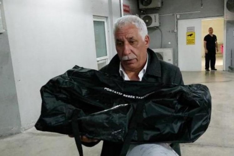 Samsun'da kazada kaybettiği 3 aylık torununun cansız bedenini taşıdı!