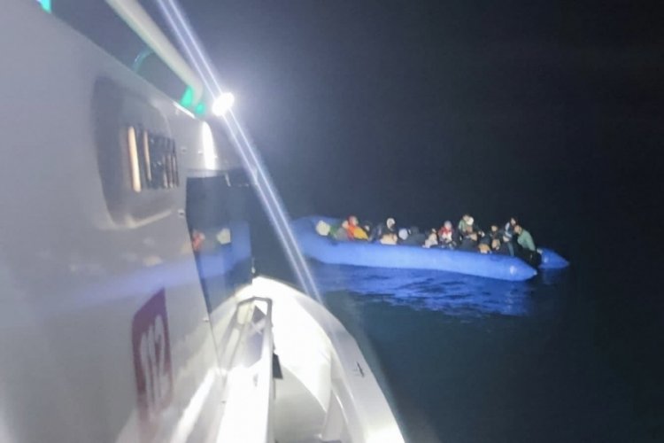 &Ccedil;anakkale'de  69'u &ccedil;ocuk 169 ka&ccedil;ak g&ouml;&ccedil;men yakalandı
