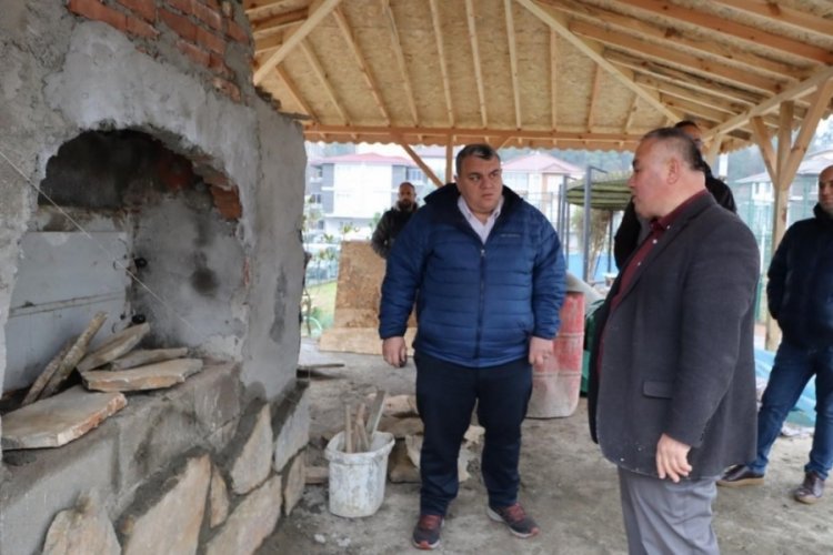 Bartın'da parklara taş fırın yapılıyor