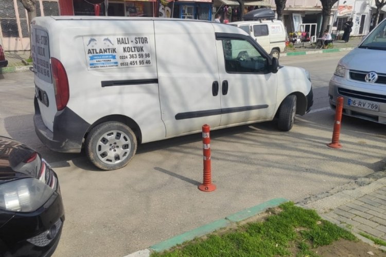 Bursa'da park etme işgalleri bitmiyor!