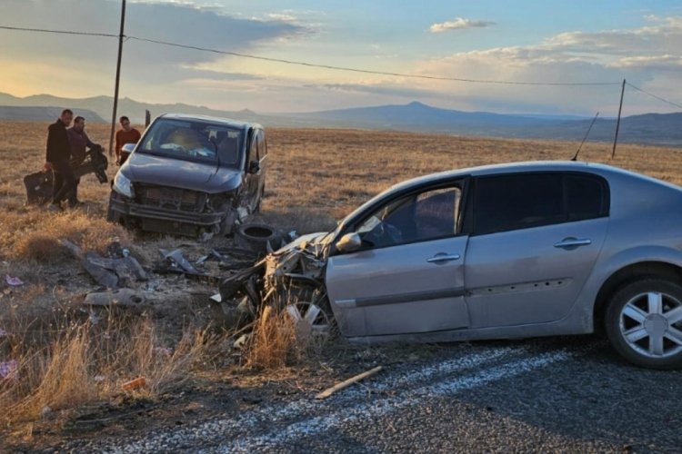 Nevşehir'de trafik kazası! Yaralılar var