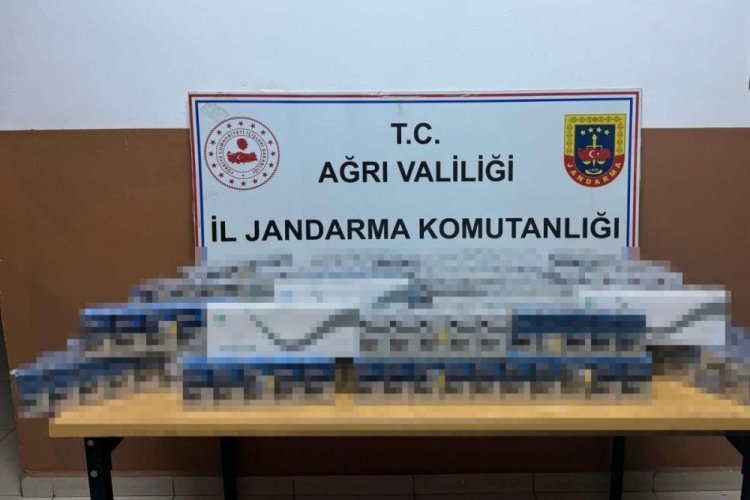 Ağrı'da ka&ccedil;ak sigara operasyonu