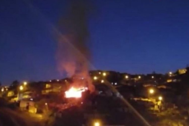 Ankara'da gecekondu yangını