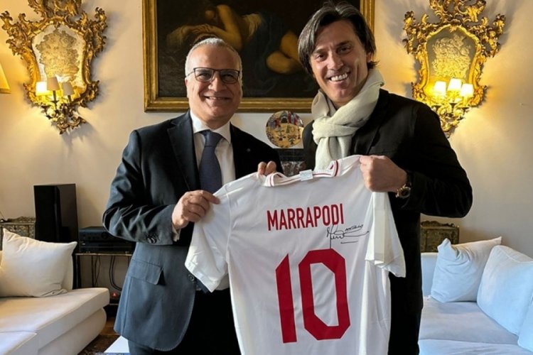 Vincenzo Montella, İtalya'nın Ankara B&uuml;y&uuml;kel&ccedil;isi'ni ziyaret etti
