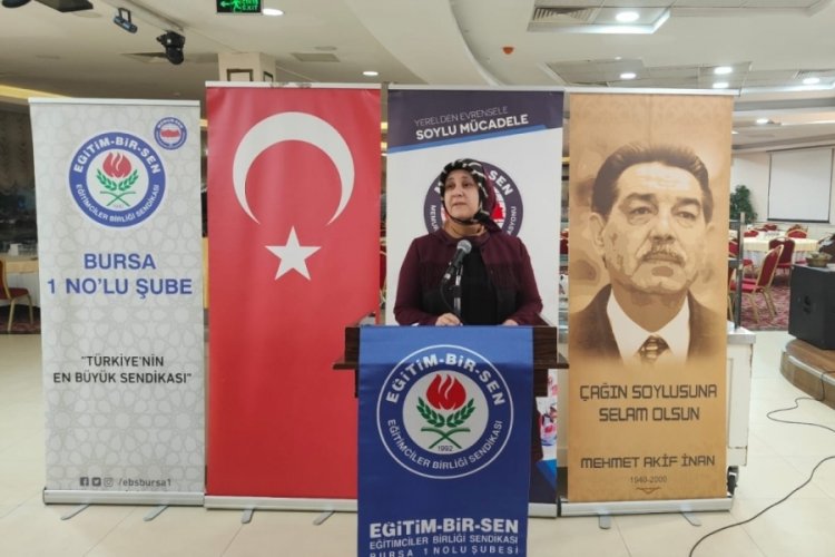 Memur-Sen ve Eğitim-Bir-Sen Kadın Komisyonu Bursa Başkanı: Omuz omuza vermeliyiz