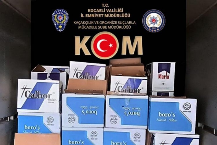 Kocaeli'nde 263 bin makaron ele ge&ccedil;irildi: 3 ş&uuml;pheli yakalandı