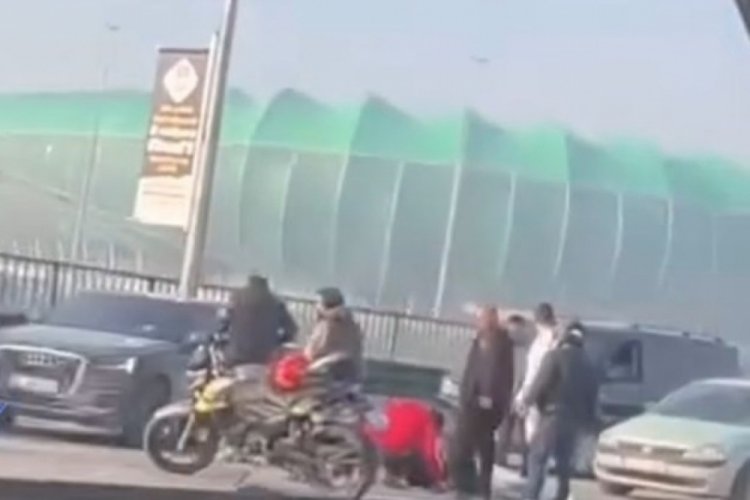 Bursa'da motor kazası!