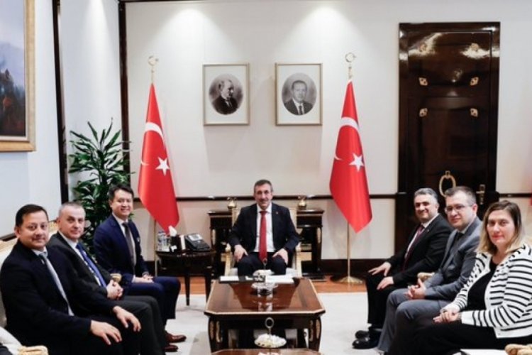 Cevdet Yılmaz, WIPO Genel Direkt&ouml;r&uuml; Tang ile bir araya geldi