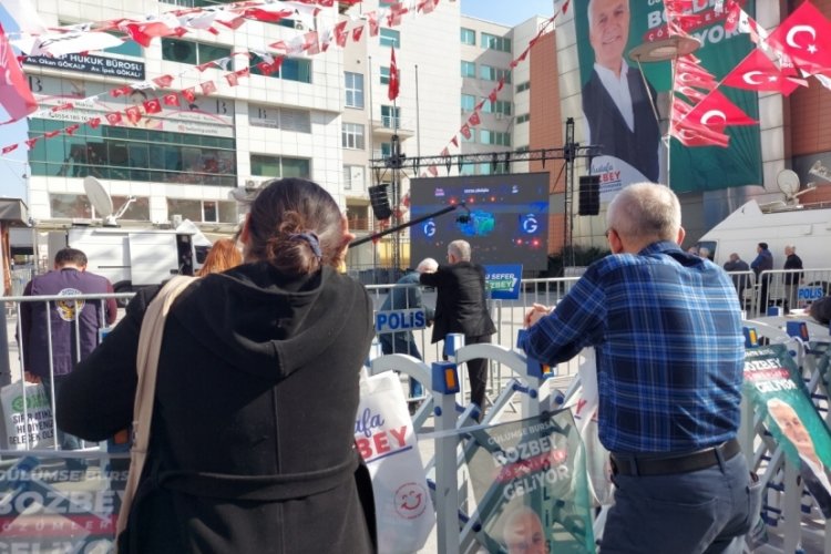 Bursa'da CHP toplantısına yoğun ilgi!&nbsp;
