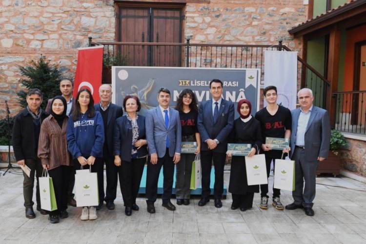 Bursa'da 'Liseler Arası Mevlana Şiir Yarışması' sonu&ccedil;landı