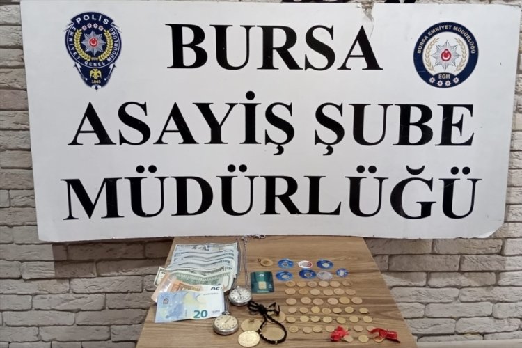 Bursa'da altın ve d&ouml;viz hırsızlığı! 1 kişi tutuklandı