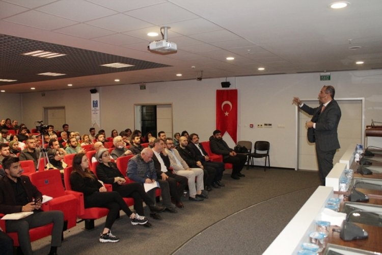 İMO Bursa'da yeni d&ouml;nemin ilk konuğu Cevdet Şent&uuml;rk