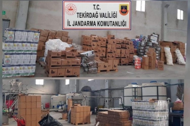 Tekirdağ'da piyasa değeri 2,5 milyon lira olan sahte deterjan ve şampuan ele ge&ccedil;irildi
