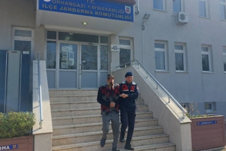Bursa'da 9 Yıl 10 ay hapis cezası bulunan şahıs jandarmadan ka&ccedil;amadı!
