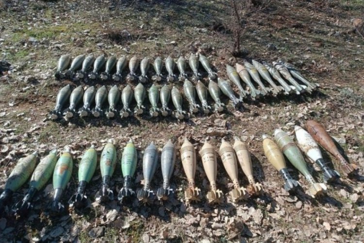 Pen&ccedil;e-Kaplan Operasyonu b&ouml;lgesinde &ccedil;ok sayıda m&uuml;himmat ele ge&ccedil;irildi
