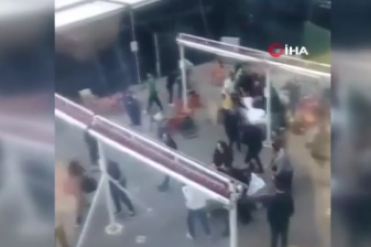 Denizli'de saldırı sonrası yaşanan anlar ortaya &ccedil;ıktı!