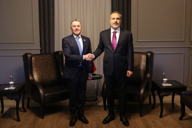 Bakan Fidan, İsvi&ccedil;reli mevkidaşı Cassis ile g&ouml;r&uuml;şt&uuml;