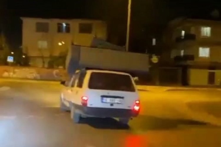 Bursa'da tehlikeli taşımacılık!