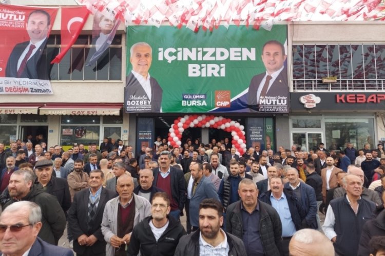 Mehmet &Ouml;nder Mutlu'nun se&ccedil;im ofisi a&ccedil;ıldı
