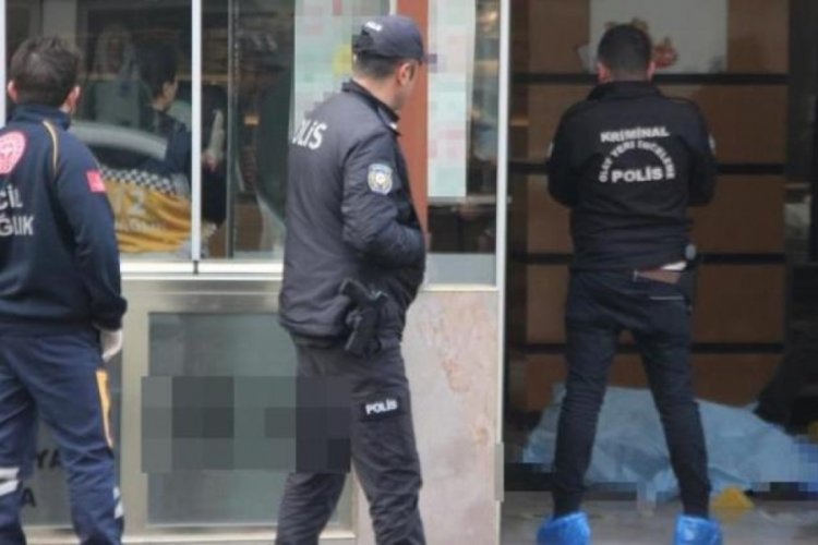 Fırında kanlı &ccedil;atışma! Cinayet anı ortaya &ccedil;ıktı