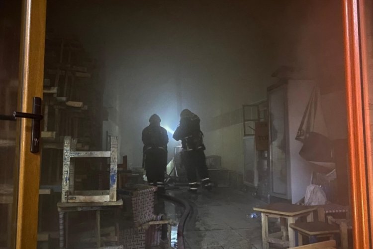 Diyarbakır'da bir &ccedil;ayevinde yangın &ccedil;ıktı