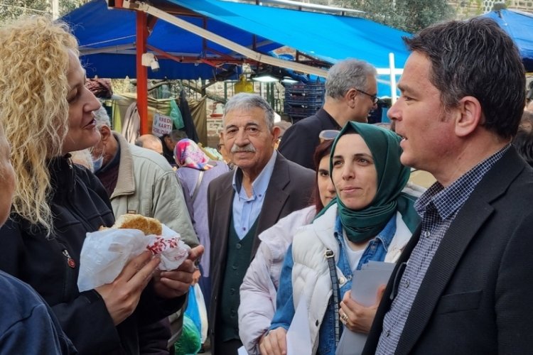 Erkan Aydın'dan Reyhan Mahallesi'nde esnafa ziyaret