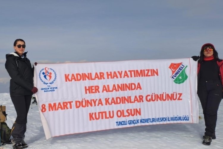 8 Mart i&ccedil;in Ergan Dağı'na tırmanış ger&ccedil;ekleştirildi