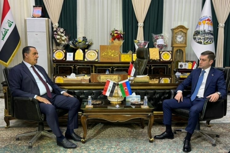 Azerbaycan'ın Bağdat B&uuml;y&uuml;kel&ccedil;isi Memedov, Kerk&uuml;k'&uuml; ziyaret etti