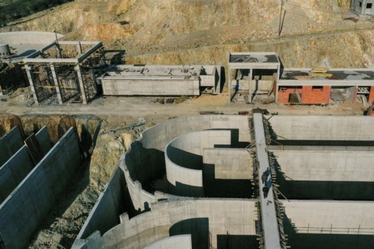 Bandırma'da İleri Biyolojik Atıksu Arıtma Tesisi'nin yapımı s&uuml;r&uuml;yor