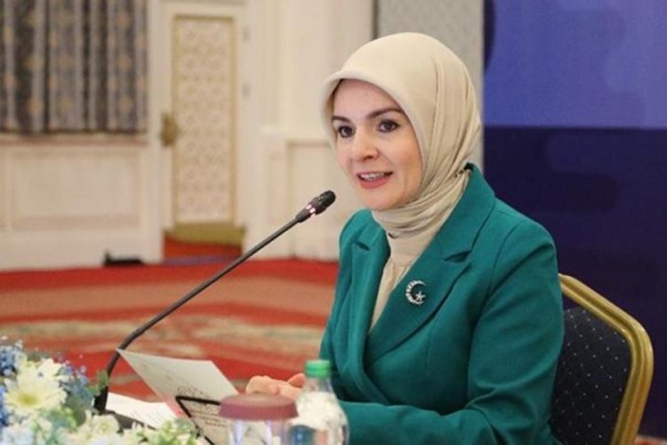 Bakan G&ouml;ktaş: Filistinli kadınlar insan&uuml;st&uuml; bir &ccedil;aba sarf ediyor