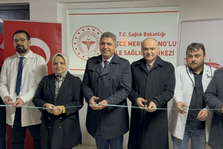 D&uuml;zce'de Aile Sağlığı Merkezi a&ccedil;ıldı