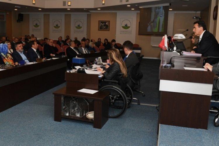 Bursa Osmangazi'de d&ouml;nemin son meclis toplantısı yapıldı