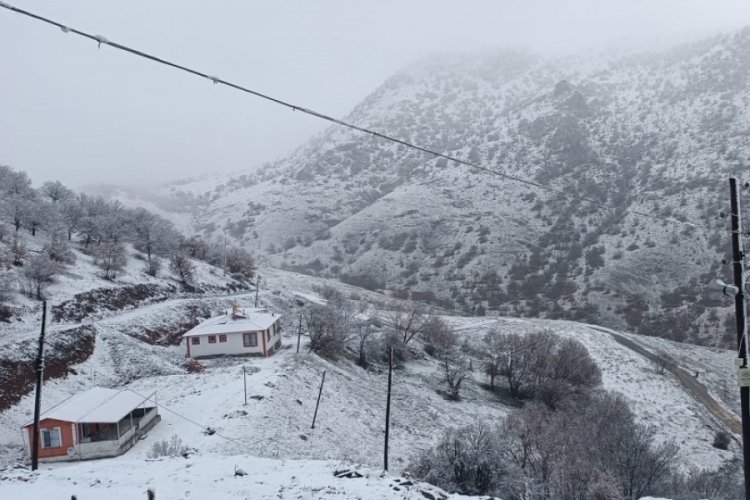 Malatya'da kar yağışı etkili oldu