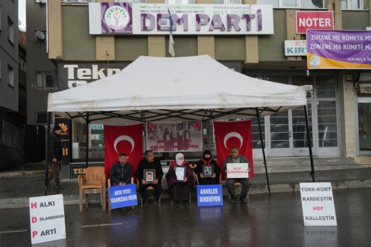 Ter&ouml;r mağduru ailelerin evlat &ccedil;ığlığı Muş'ta y&uuml;kseldi