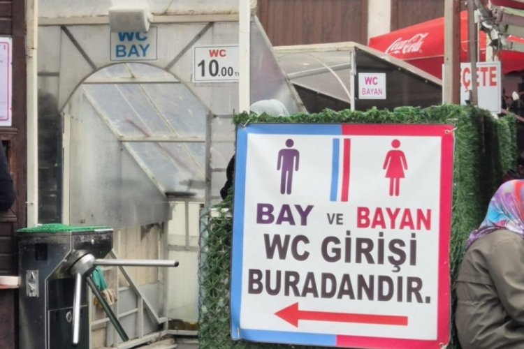 Bursa'da umumi tuvaletlerin fiyatları hi&ccedil; bu kadar pahalı olmamıştı!