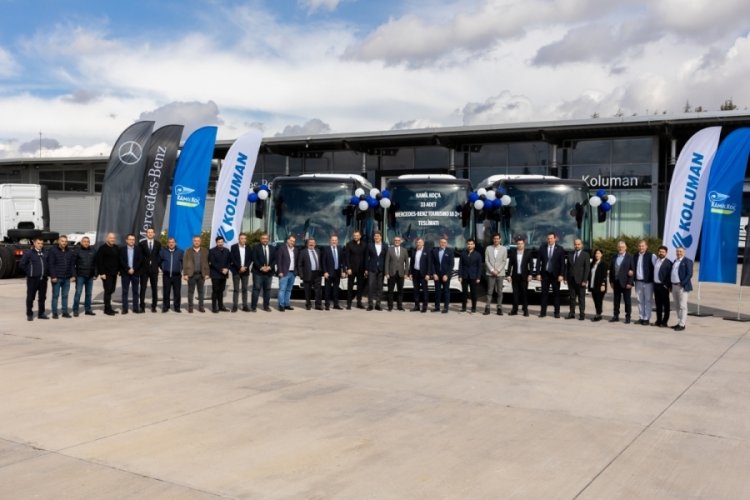 K&acirc;mil Ko&ccedil;, 33 adet Mercedes-Benz otob&uuml;s&uuml; filosuna kattı