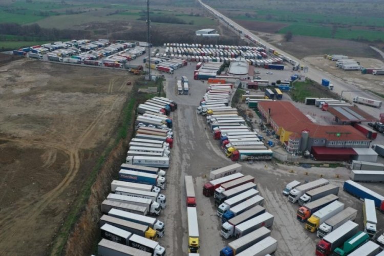 Hamzabeyli Sınır Kapısı'ndaki tır parkı kapasitesi iki katına &ccedil;ıkacak