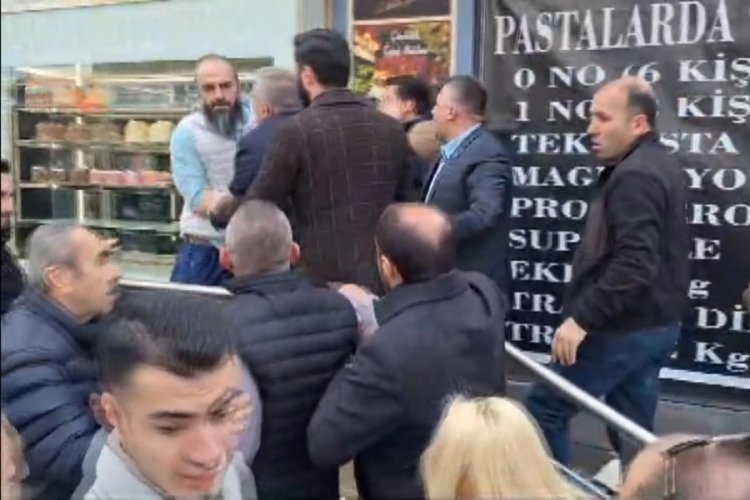 İstanbul'da Akşener'in esnaf ziyareti sırasında arbede