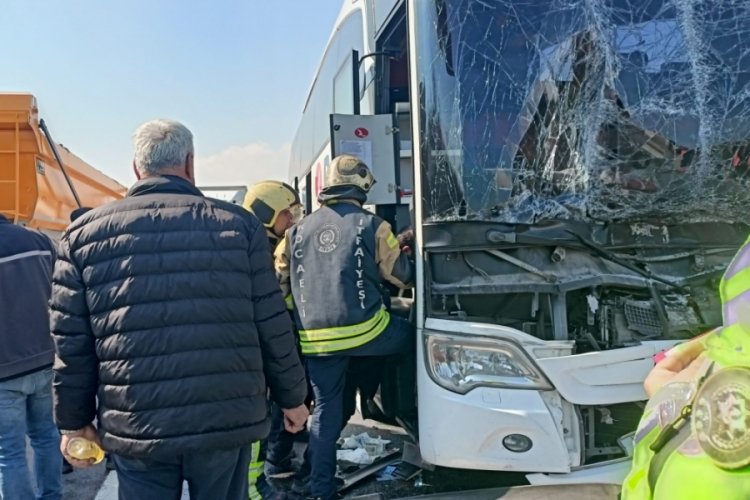 TEM'de zincirleme kaza! Ankara y&ouml;n&uuml; trafiğe kapandı