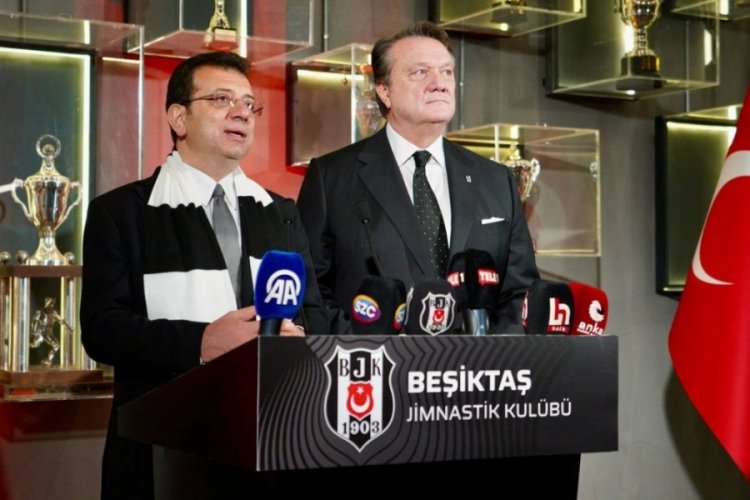 İmamoğlu, Beşiktaş'ı ziyaret etti