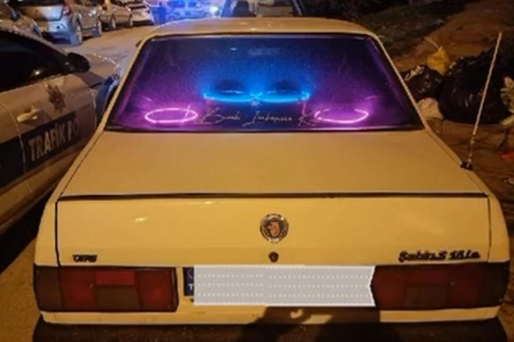 Kırıkkale'de drifte 64 bin 540 lira ceza