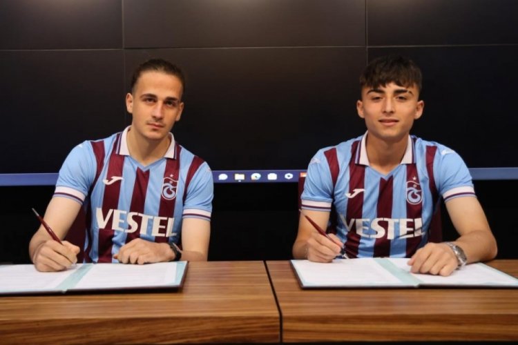 Trabzonspor alt yapısından yetişen 2 oyuncuyla s&ouml;zleşme imzaladı