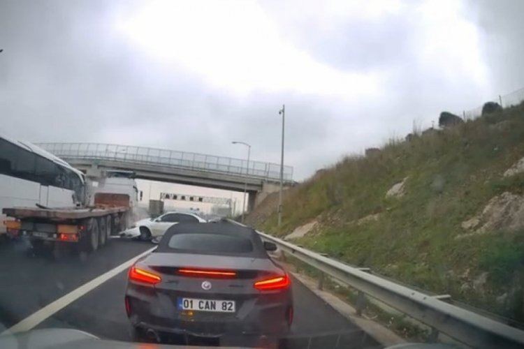 Edirne'de 2 tır, 2 otomobil ve yolcu otob&uuml;s&uuml; kazaya karıştı