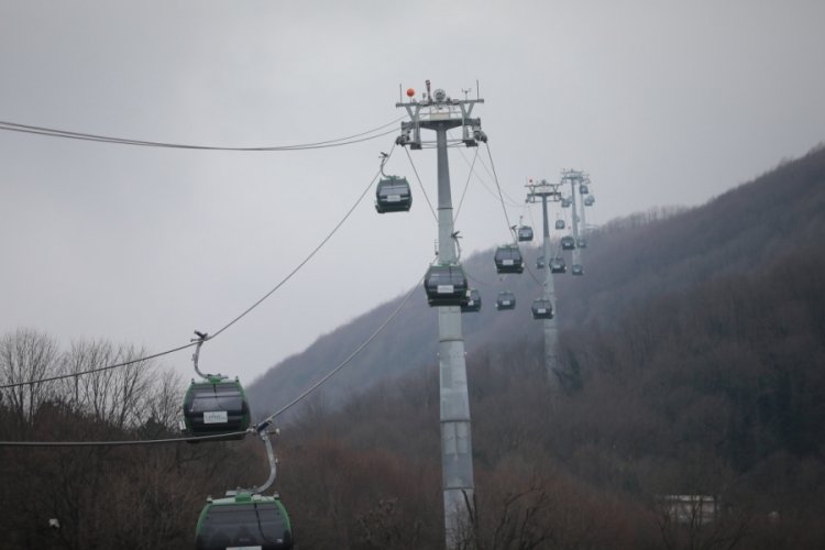 Kocaeli'nin 50 yıllık r&uuml;yası ger&ccedil;ek oldu, teleferik Kartepe'ye ulaştı