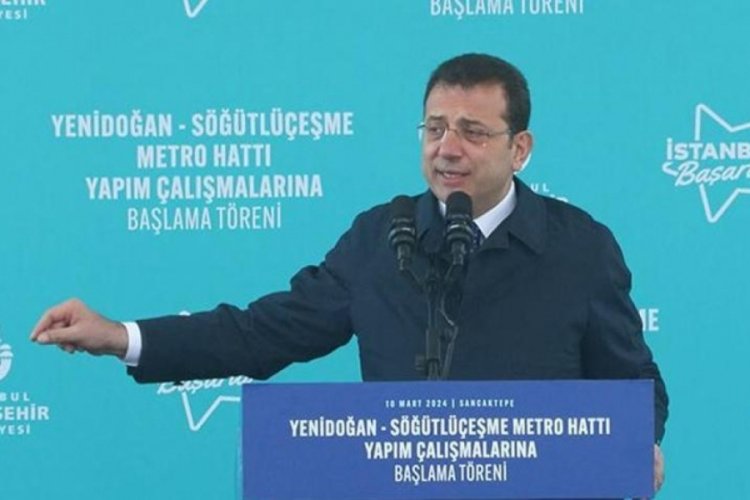 İmamoğlu: Metro sınavından ge&ccedil;emeyen bir belediye başkanı sınıfta kalır