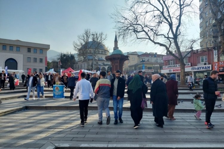 Bursa'da çarşı ramazan öncesi doldu taştı